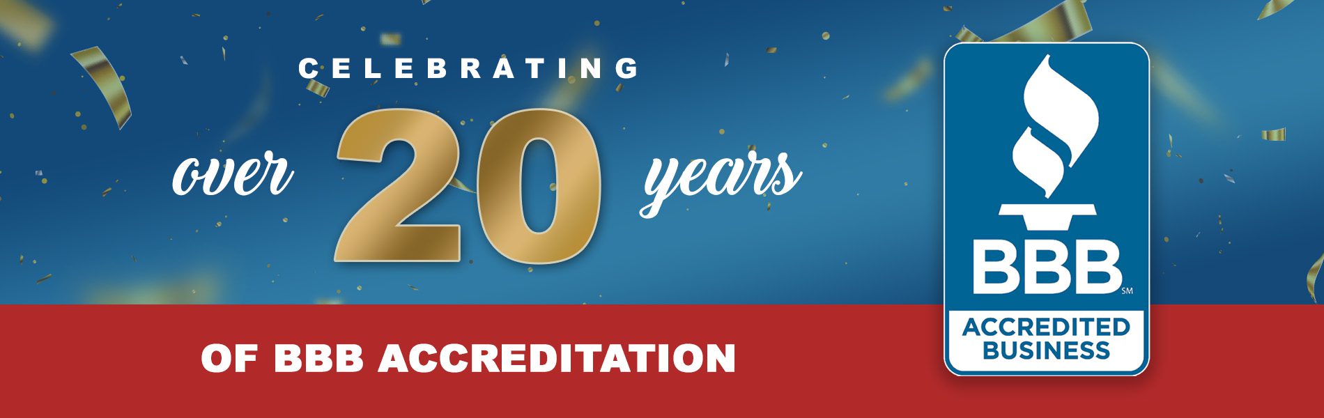 Celebrating 20 years at Trouble Free Inc.